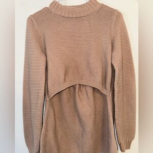 Nursing sweater